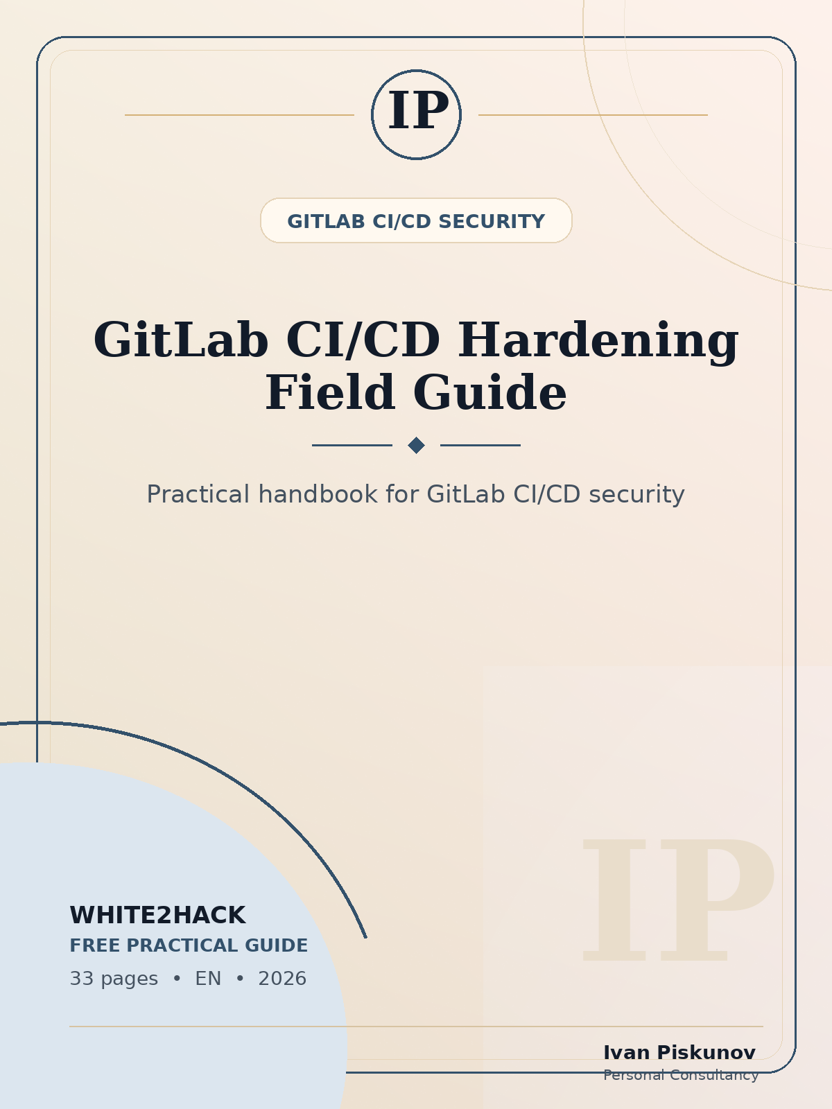 GitLab CI/CD Hardening Field Guide cover